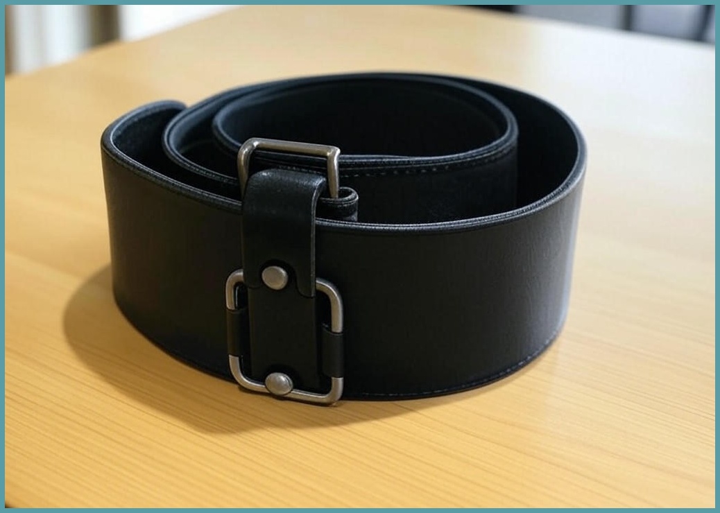 더웨이트컴퍼니 파워 헬스 리프팅 레버 벨트, 블랙 레버, 1개