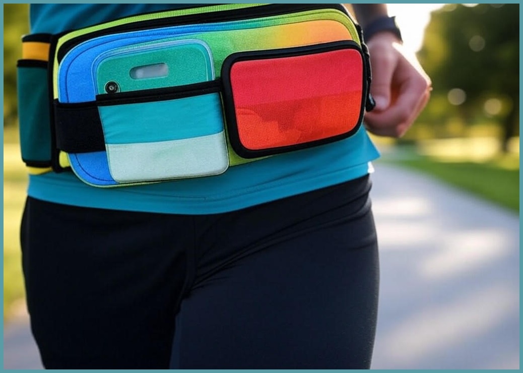 러니크 러닝벨트 조깅 휴대폰 주머니 방수 힙색