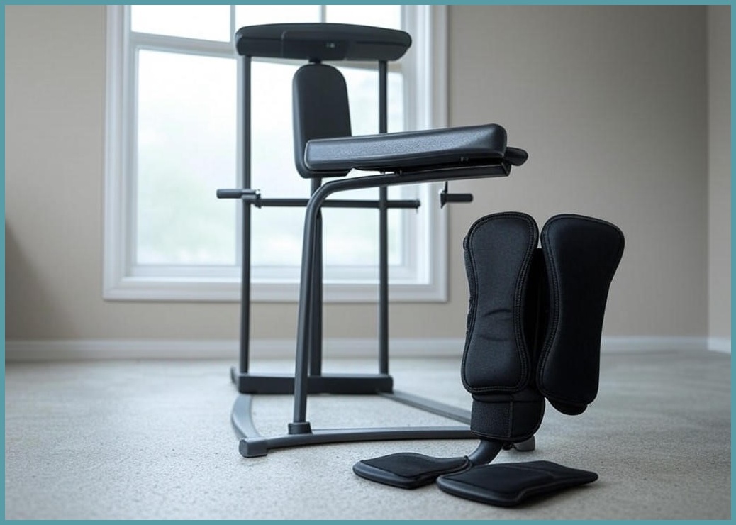 메인워크 스마트 ab 슬라이드 복근 운동기 리바운드 무소음 AB 슬라이드 실내 코어 운동 기구 + 프리미엄 무릎패드, 블랙 - 이미지 1