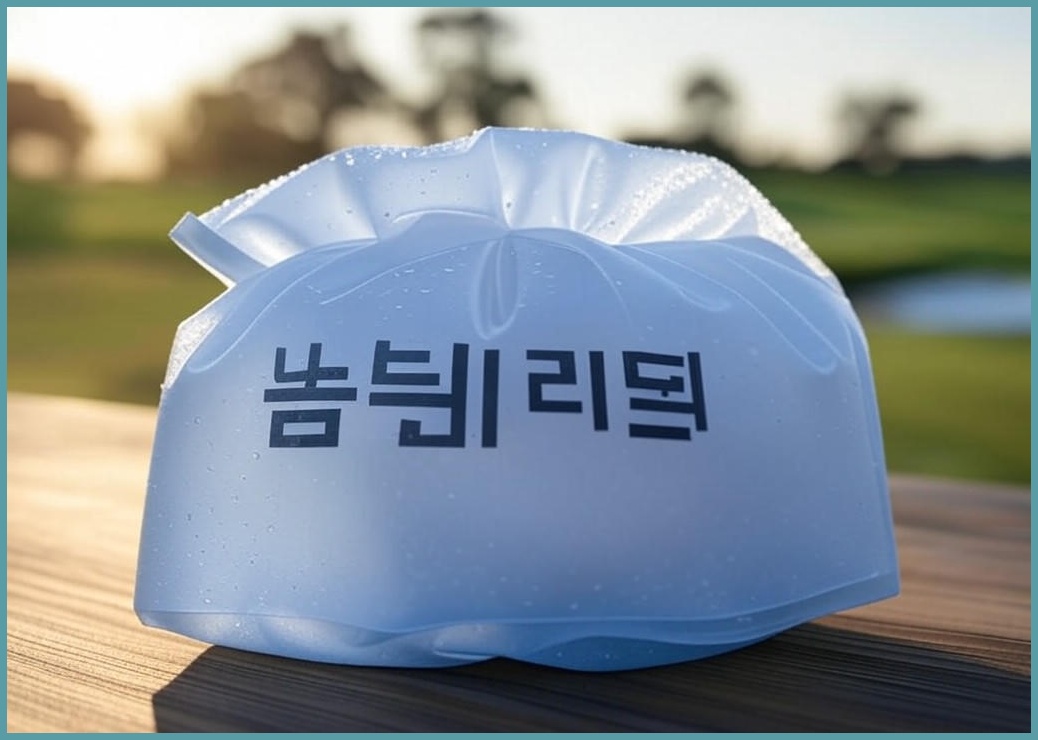 볼빅 퓨어쿨 얼음주머니 골프 아이스팩 냉온찜질 - 이미지 1