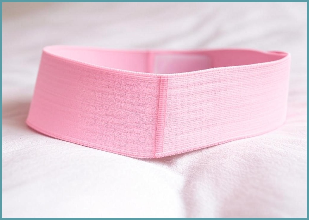 솔루티오 무소음 복대 허리보호대, 1개, 베이비핑크