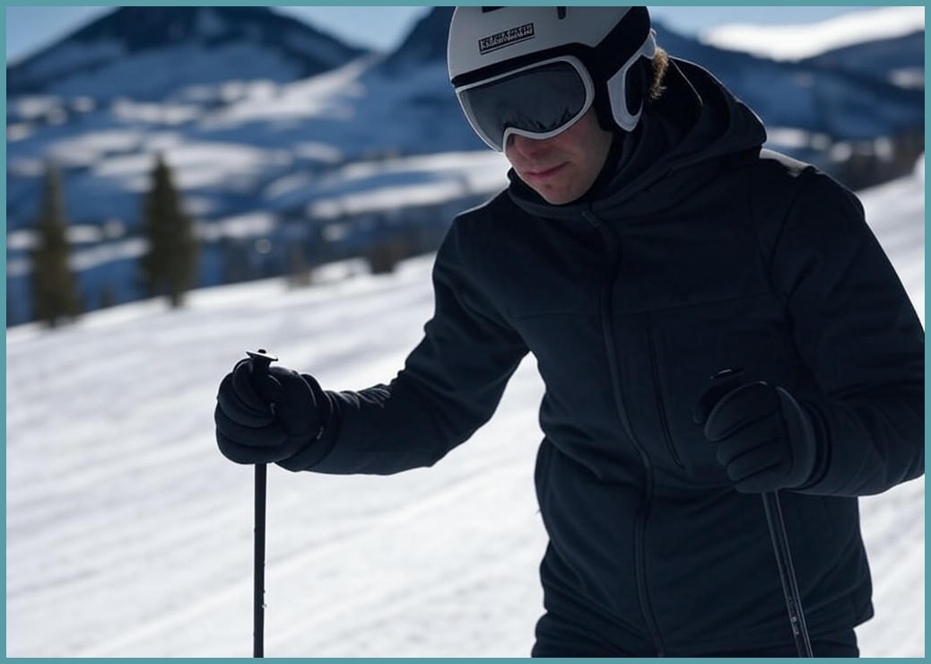 스노우파워 스키폴 스키 초경량 스키스틱 다양한길이 섬유