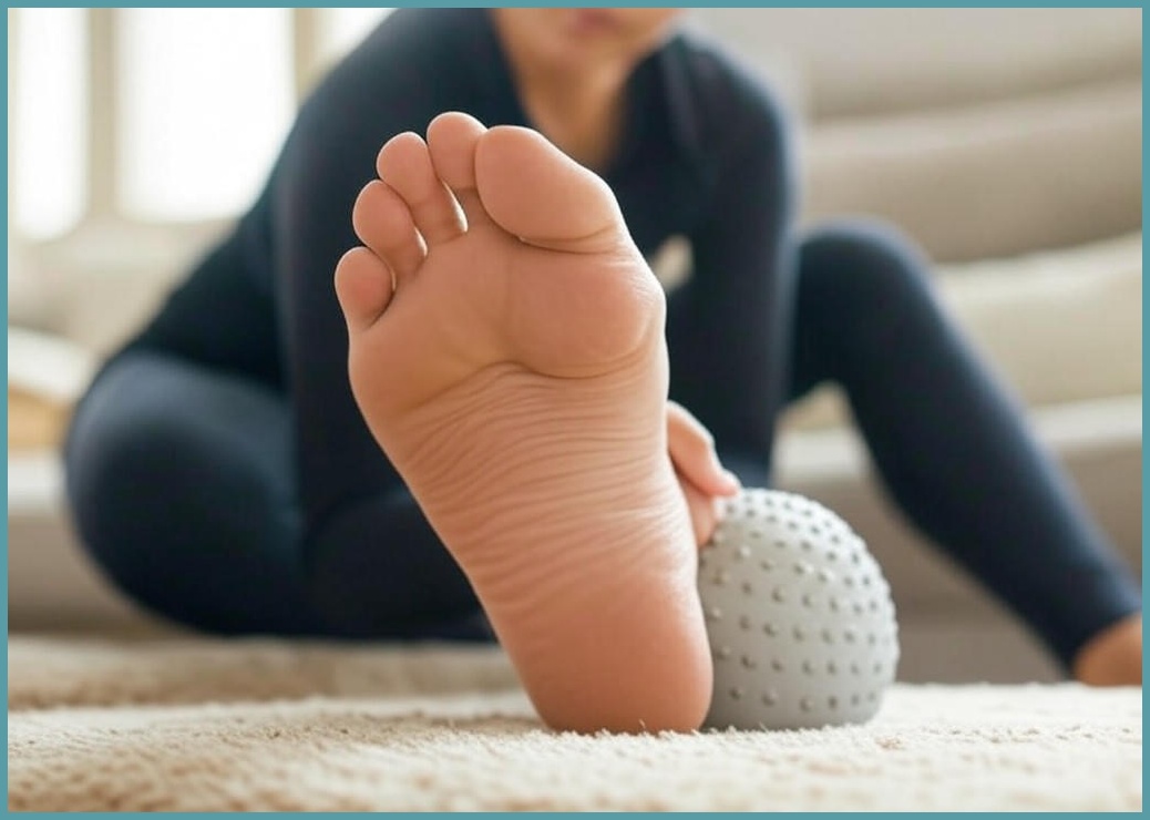 족저근막염 마사지볼 셀프 지압 발바닥, 마사지볼, 1개